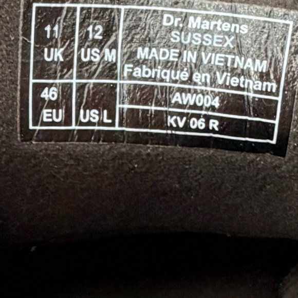 Dr. Martens Sussex Black Leather Chukka Boots Men’s 12 main image 4